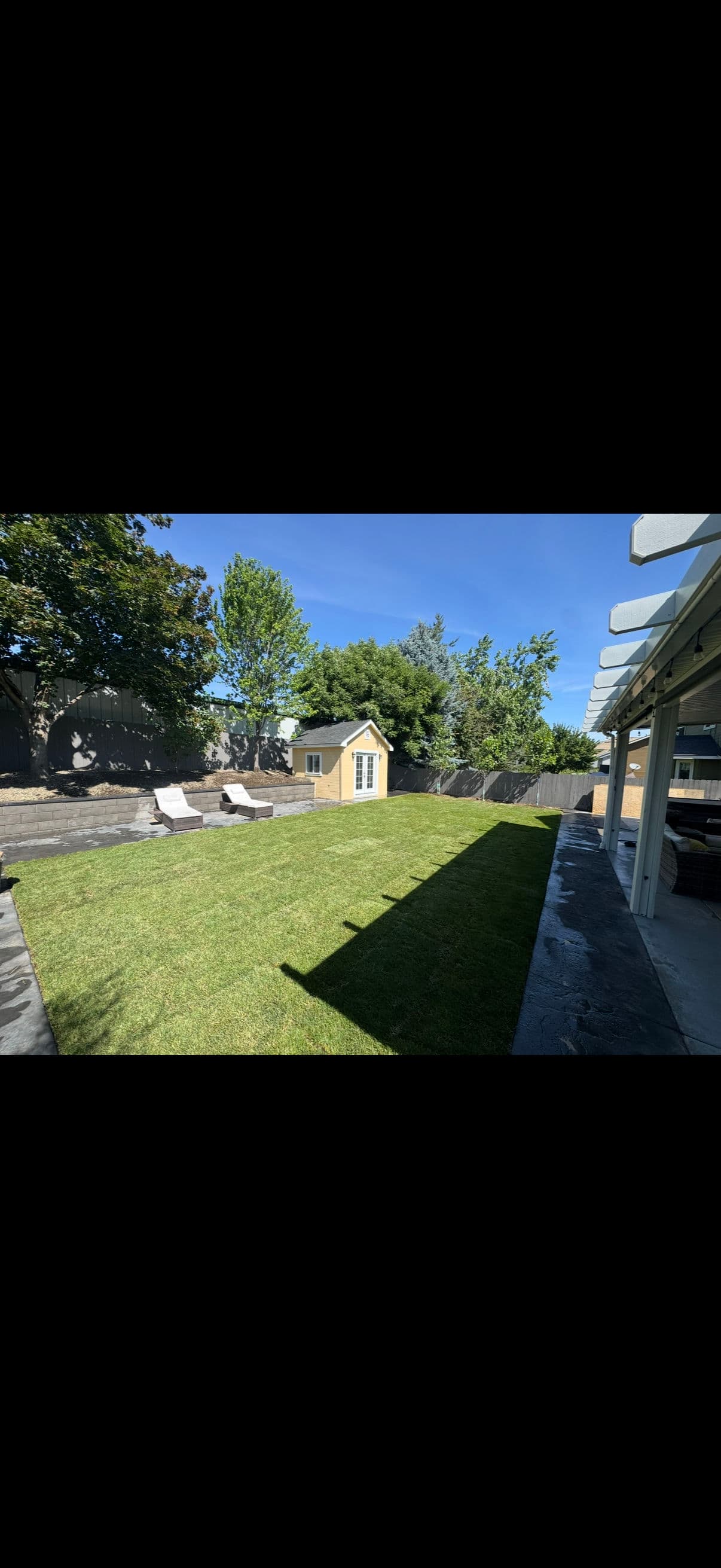 Gallery photos for Backyard Dream: Irrigation and Sod Project: Image #2